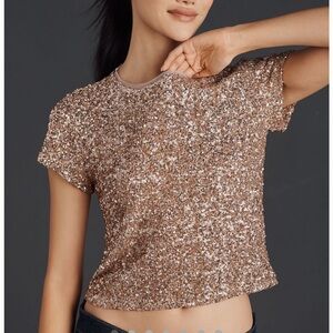 Maeve Sequin Top